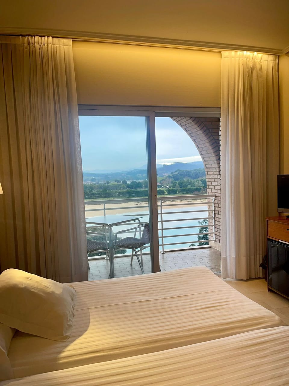 Panoramic Double Room, Balcony | Minibar, in-room safe, desk, laptop workspace