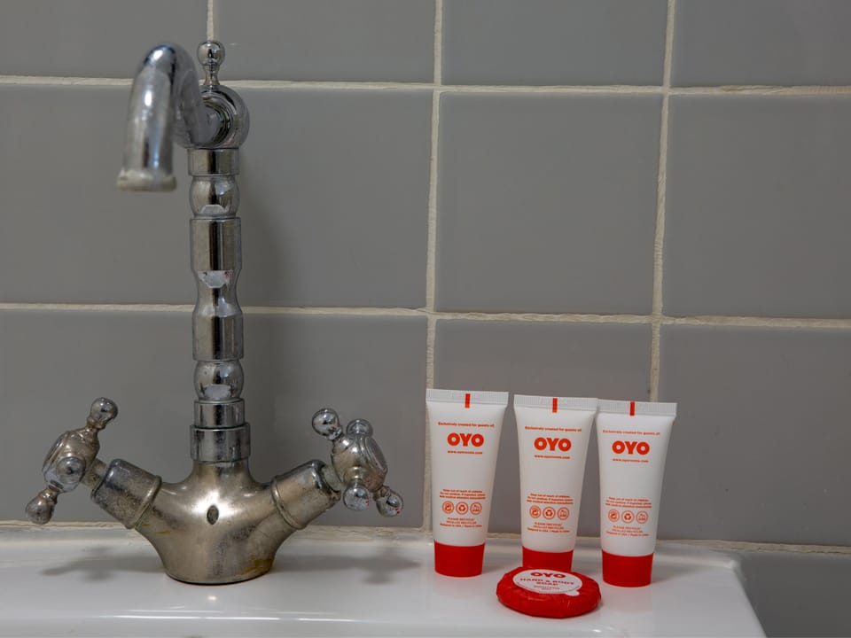 Free toiletries, hair dryer, towels