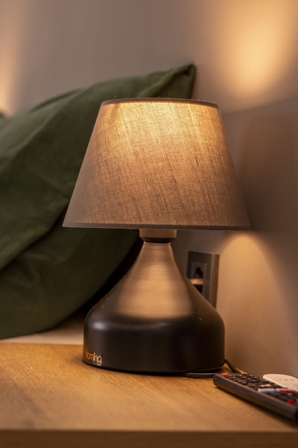 Free minibar items, desk, laptop workspace, bed sheets