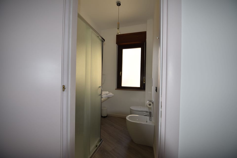 Exclusive Apartment | Bathroom | Shower, rainfall showerhead, free toiletries, hair dryer