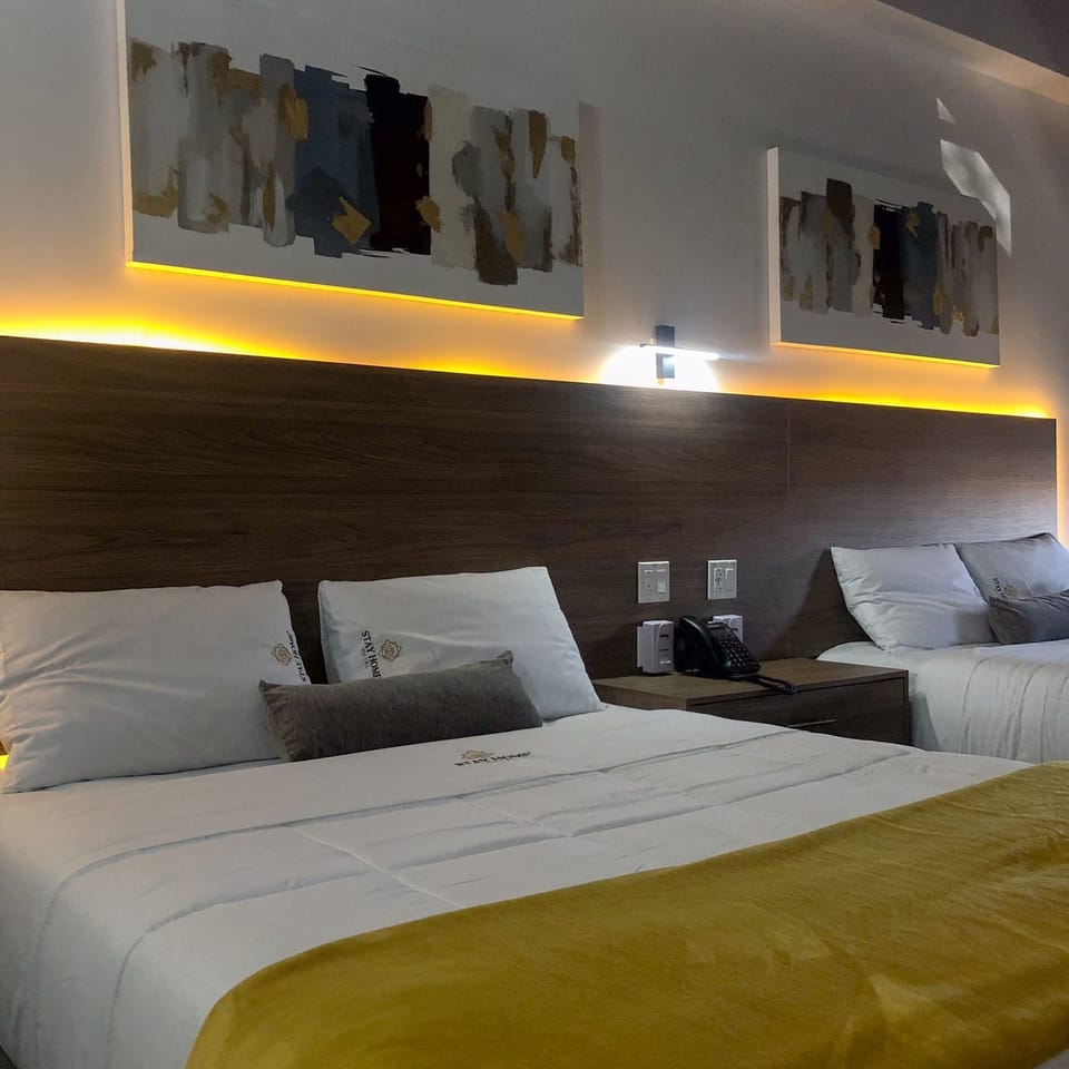 Executive Room, 2 Queen Beds | In-room safe, desk, iron/ironing board, free WiFi