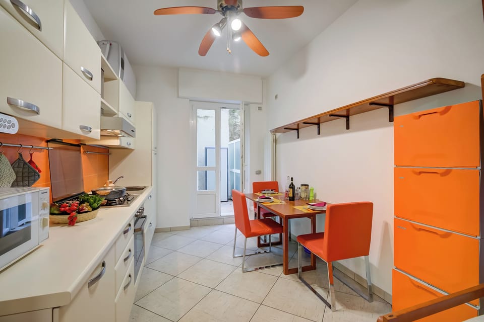 Family Apartment, 1 Bedroom, Terrace (Verbena Apartment 500m from the sea) | Private kitchen