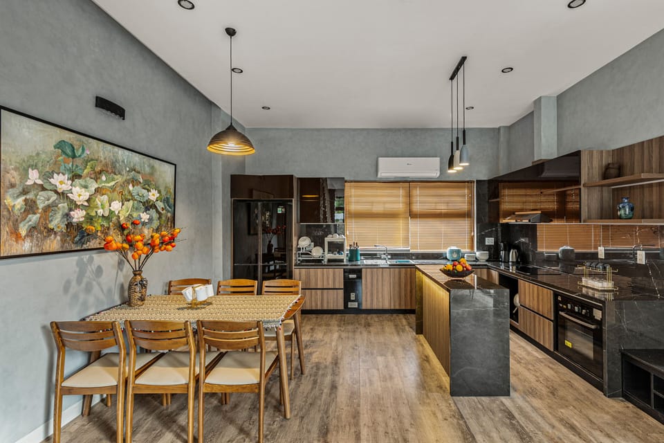 Luxury Villa | Private kitchen | Shared fridge, shared microwave