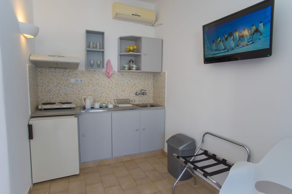 Standard Double Studio | Private kitchenette | Fridge, stovetop, coffee/tea maker, electric kettle