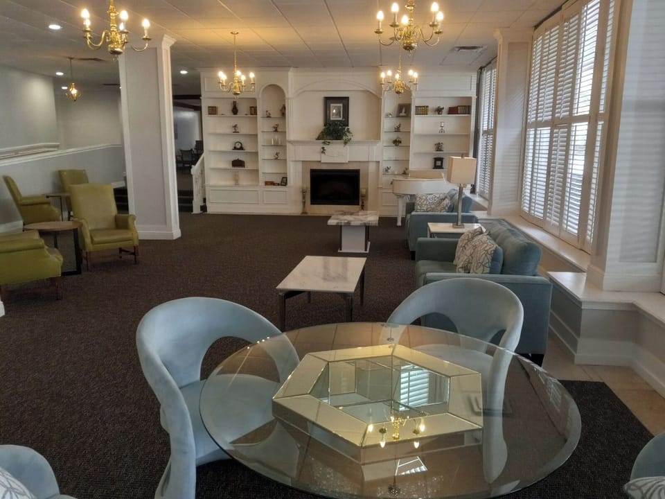 Lobby sitting area