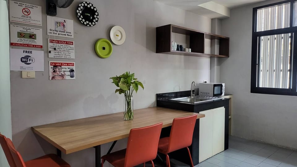Basic Shared Dormitory | Shared kitchen facilities | Shared fridge, microwave