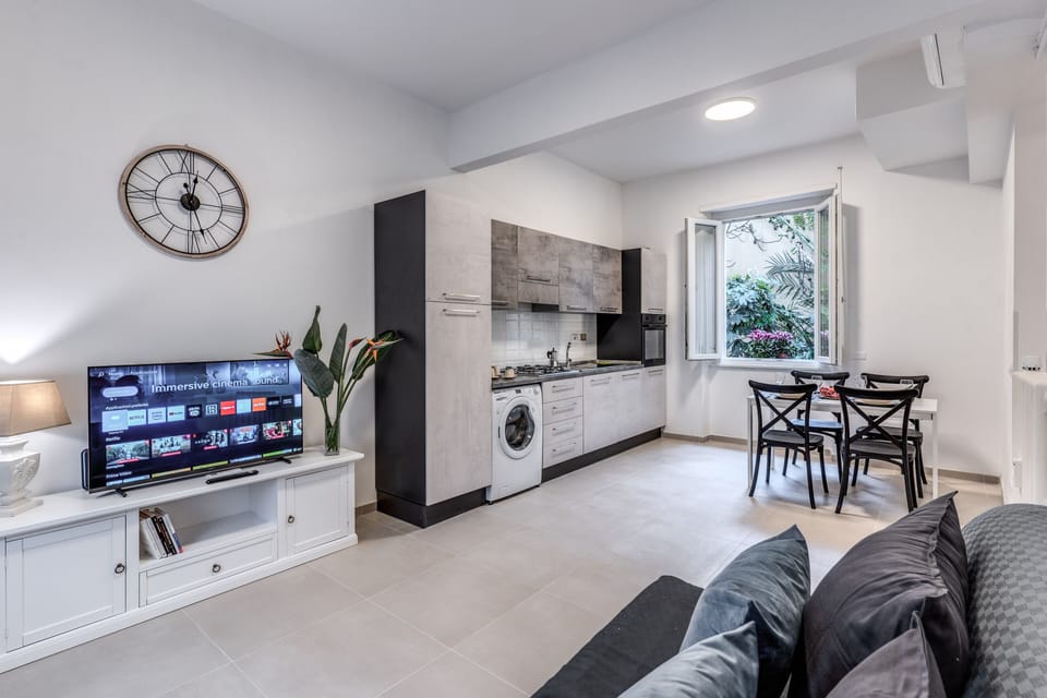 Comfort Apartment | Private kitchen | Full-size fridge, oven, stovetop, dishwasher