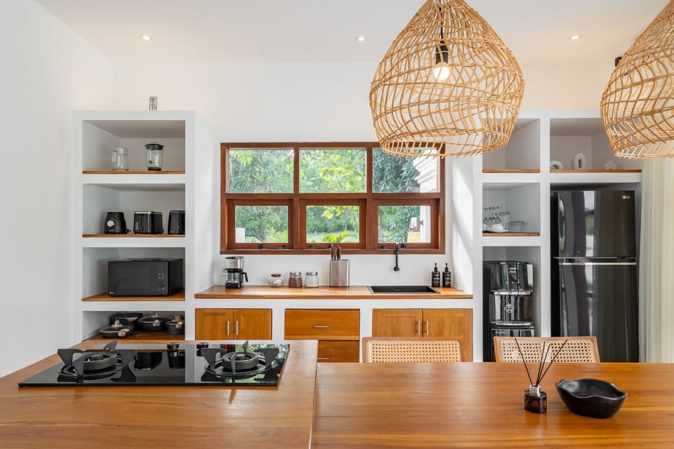 Villa, 2 Bedrooms | Private kitchen | Full-size fridge, microwave, stovetop, dishwasher