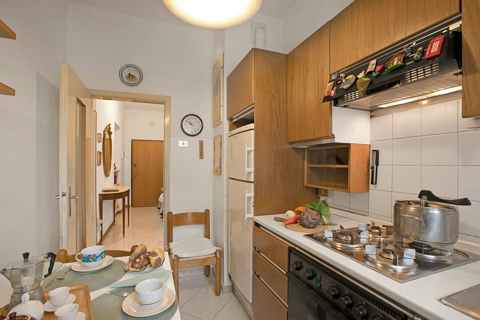 Family Apartment, Multiple Bedrooms (Garda View) | Private kitchen | Fridge, oven, stovetop, coffee/tea maker