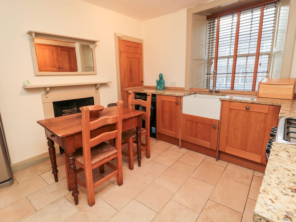 Fridge, dishwasher, electric kettle, toaster
