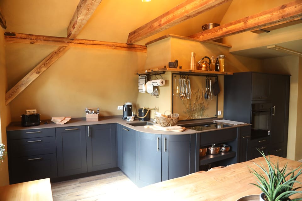 Zum Kahnschuppen | Private kitchen | Full-size fridge, oven, stovetop, dishwasher