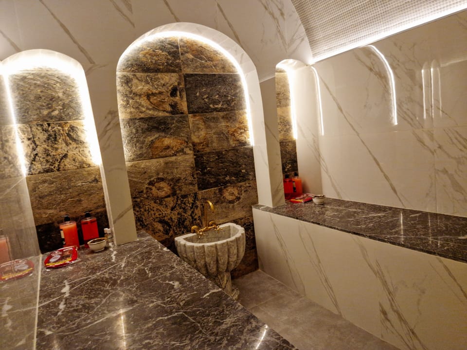Sauna, steam room, Turkish bath, body treatments