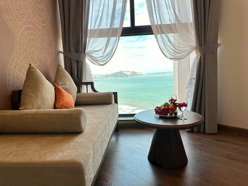 Family Apartment | Living area | 50-cm LCD TV with cable channels