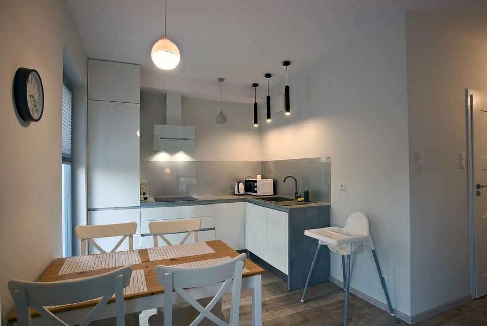 Comfort Apartment, Terrace | Private kitchen | Full-size fridge, oven, stovetop, dishwasher