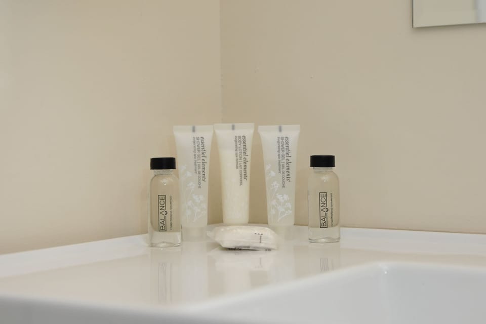 Standard Room, 1 Queen Bed, Private Bathroom (Self check-in) | Bathroom amenities | Shower, free toiletries, hair dryer, towels