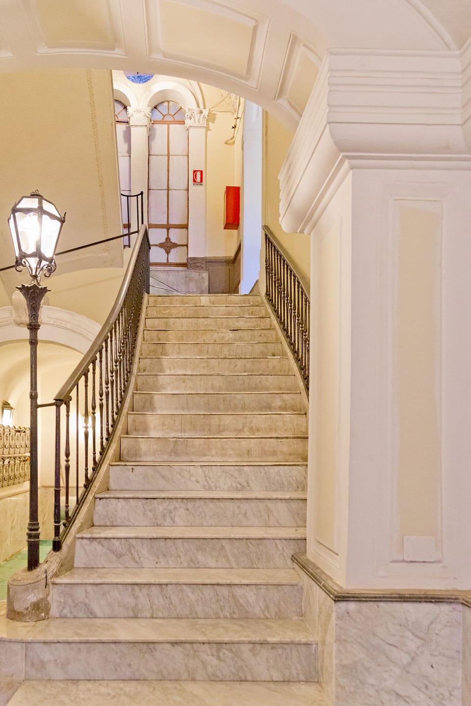 Interior entrance