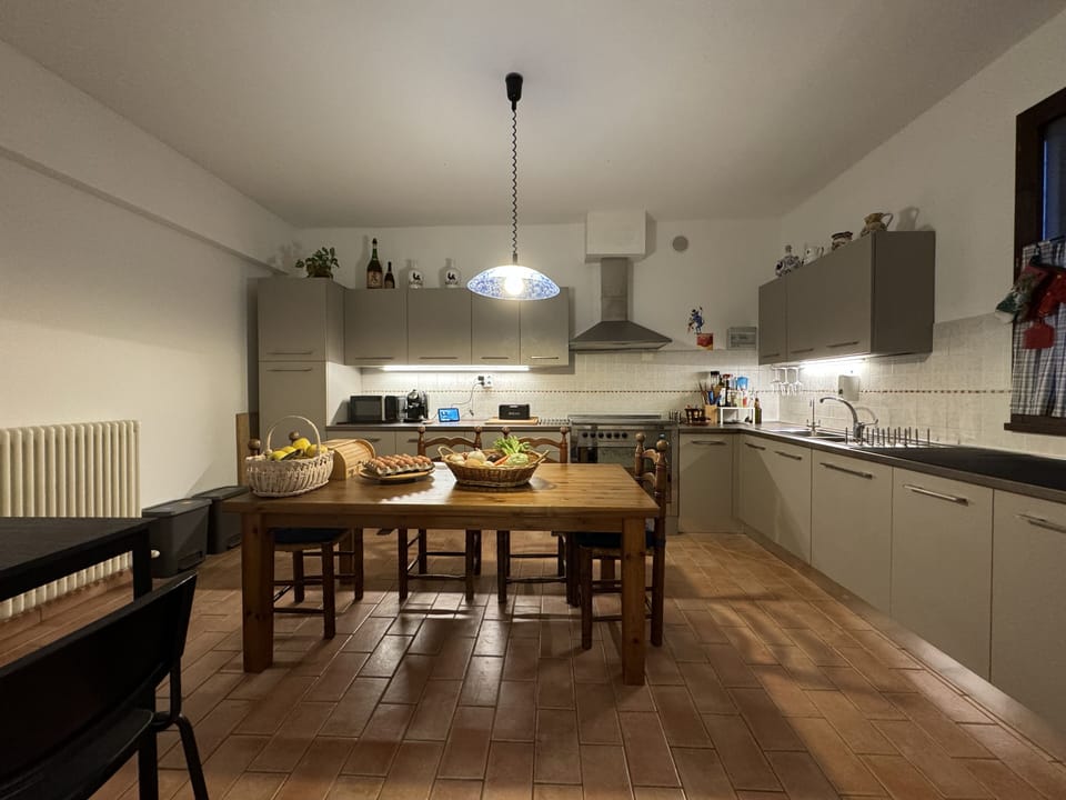 Shared fridge, microwave, espresso maker, coffee/tea maker