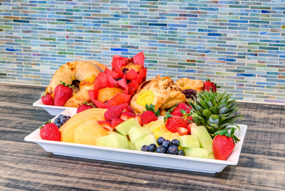 Daily buffet breakfast for a fee