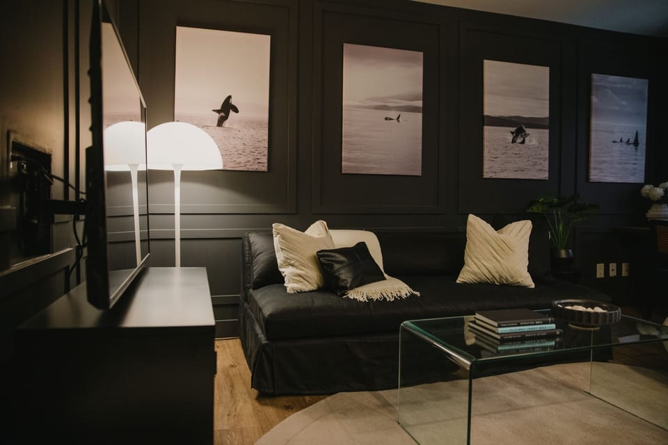Superior Apartment | Living area | 42-inch Smart TV with cable channels, Netflix, streaming services