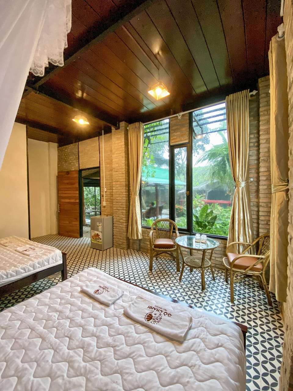 Family Bungalow, 2 Queen Beds, Garden View | 1 bedroom, Egyptian cotton sheets, premium bedding, memory foam beds