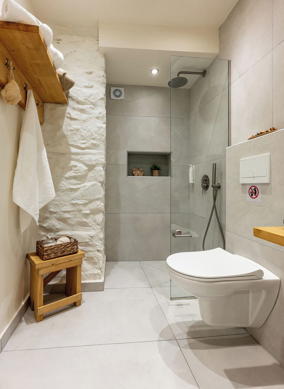 Superior Studio, Patio, City View | Bathroom | Shower, rainfall showerhead, designer toiletries, hair dryer