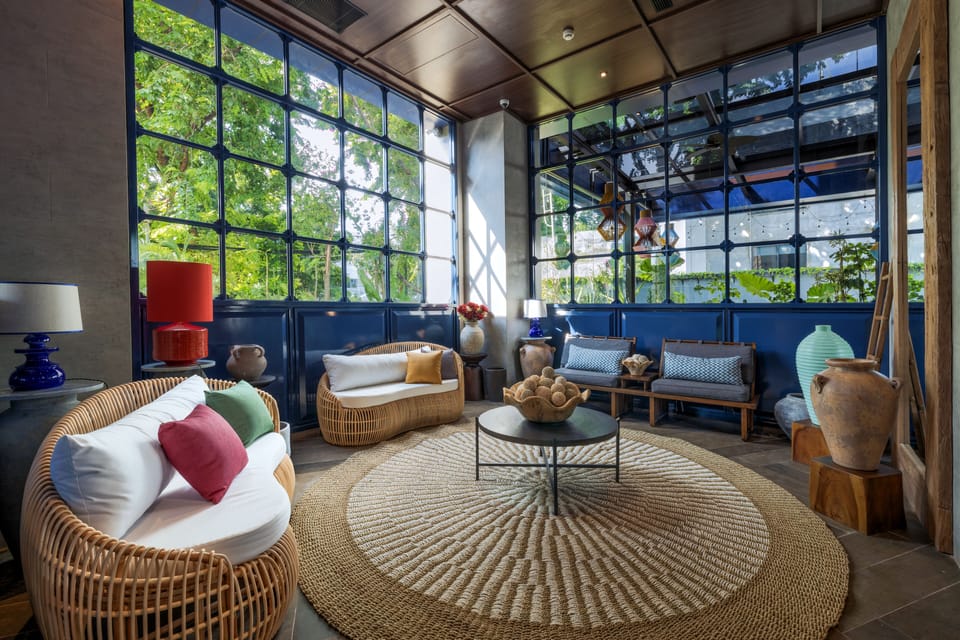 Lobby sitting area