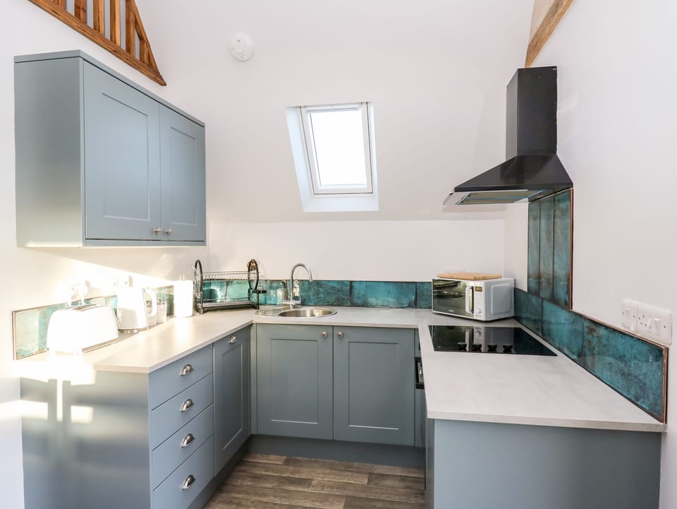 Fridge, dishwasher, electric kettle, toaster