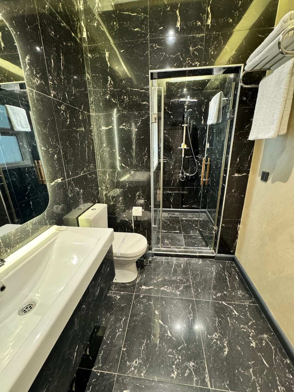 Deluxe Room | Bathroom | Shower, free toiletries, hair dryer, slippers