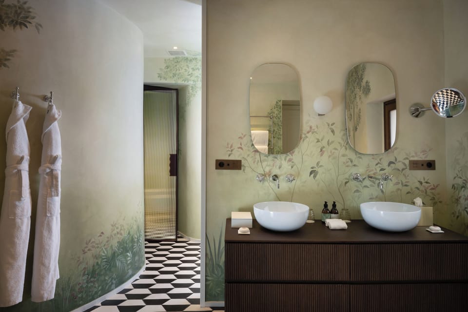 Premium Suite | Bathroom | Rainfall showerhead, designer toiletries, hair dryer, bathrobes