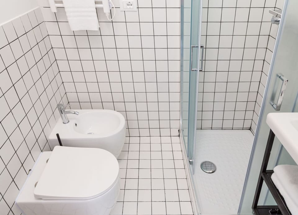Classic Room | Bathroom | Shower, free toiletries, hair dryer, towels