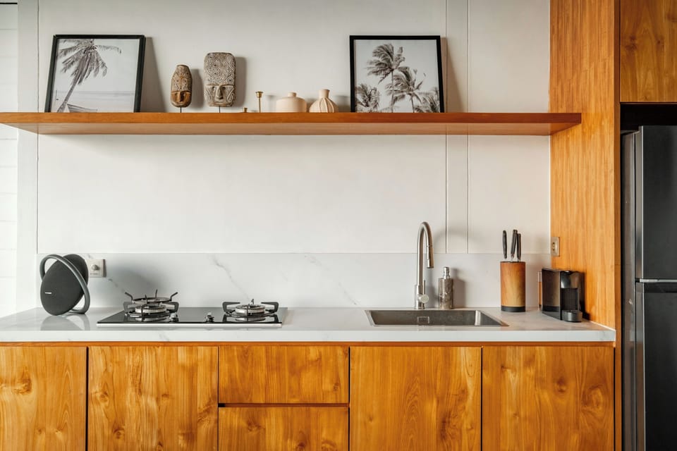 Villa, 1 Bedroom | Private kitchen | Fridge, stovetop, coffee/tea maker, electric kettle