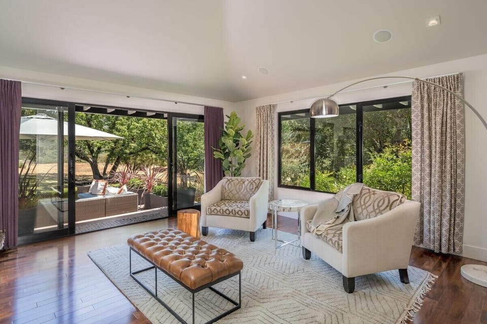 Luxury Villa | Living area | 45-inch Smart TV with digital channels