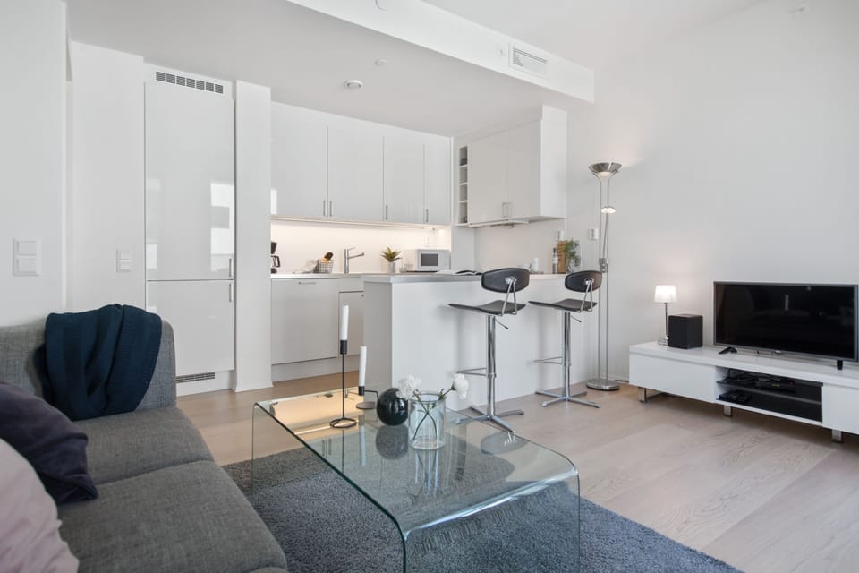 Apartment, 1 Bedroom | Private kitchen | Full-size fridge, microwave, stovetop, dishwasher