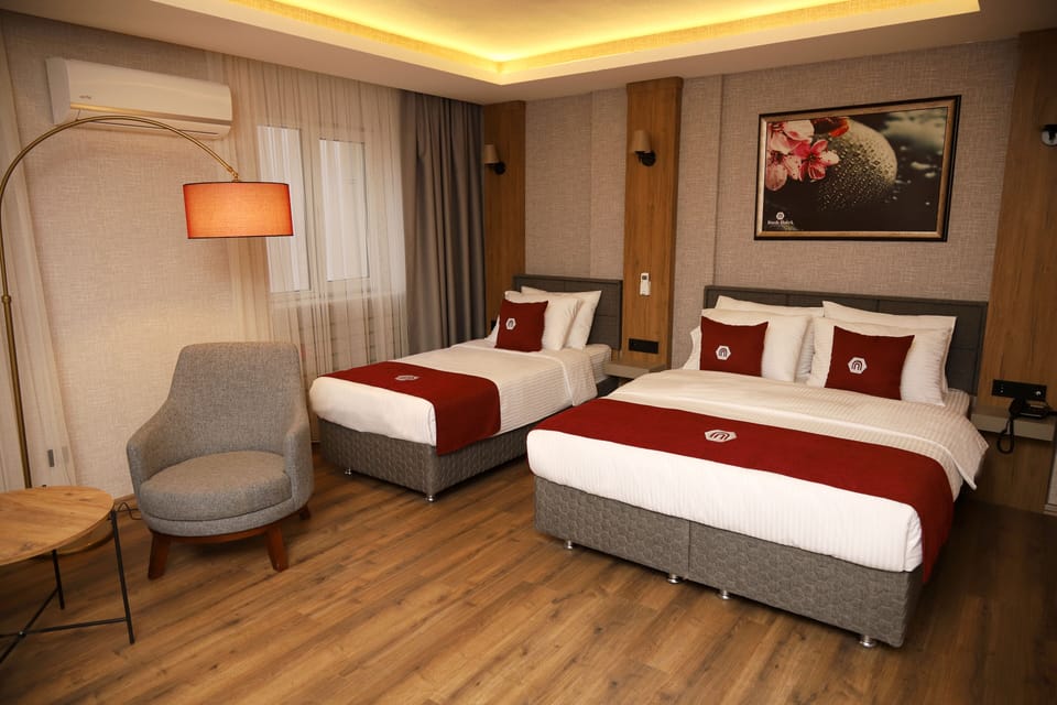 Free minibar items, desk, laptop workspace, free WiFi