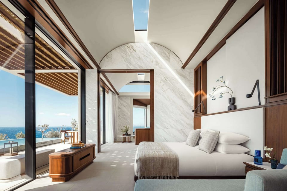Villa, Sea View (Cliff) | Minibar, in-room safe, blackout drapes, soundproofing