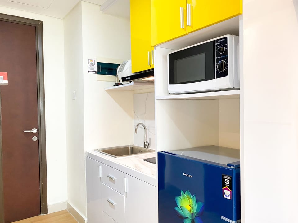 Studio | Private kitchen | Fridge, microwave, rice cooker