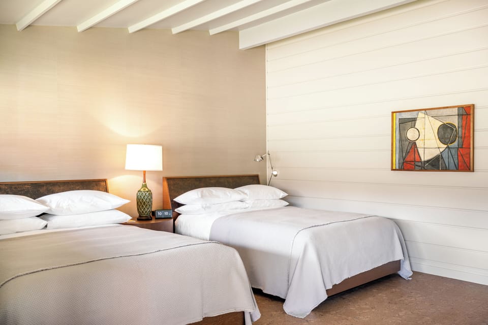 Birch Room-Two Queen | Frette Italian sheets, premium bedding, down comforters, blackout drapes