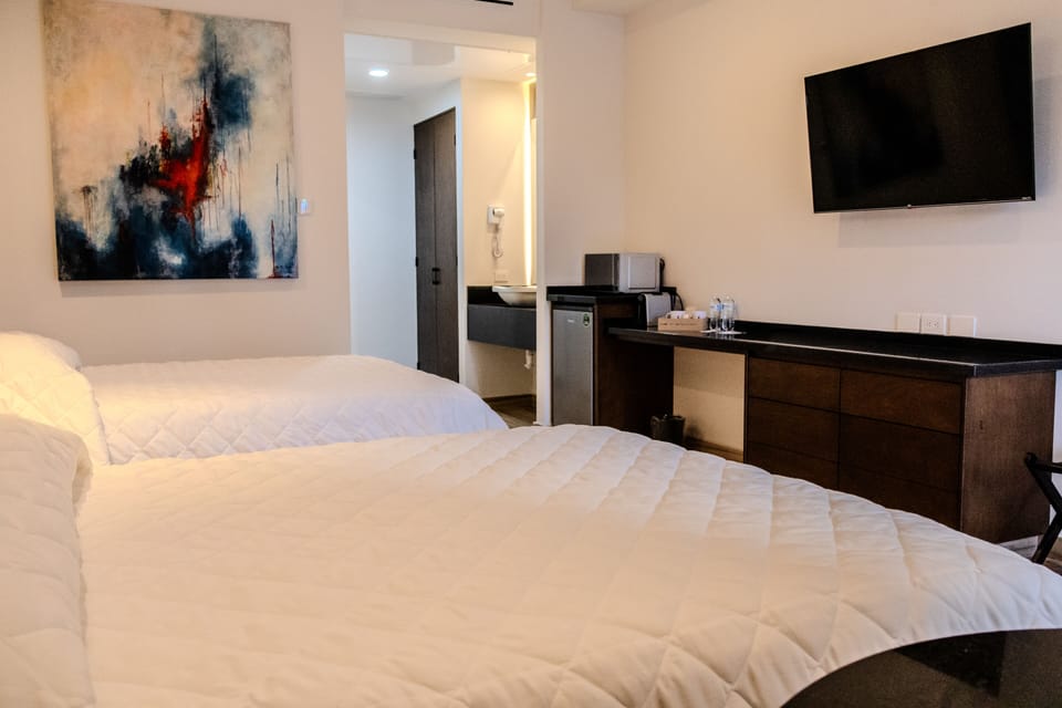 Basic Double Room | In-room safe, desk, laptop workspace, blackout drapes