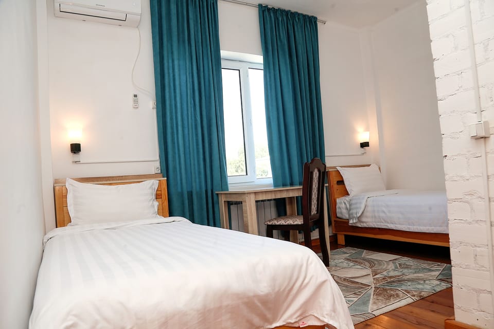 Basic Double or Twin Room | Desk, laptop workspace, soundproofing, iron/ironing board