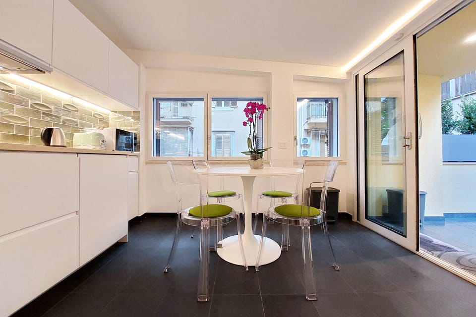 Apartment | Private kitchen | Full-size fridge, microwave, stovetop, dishwasher