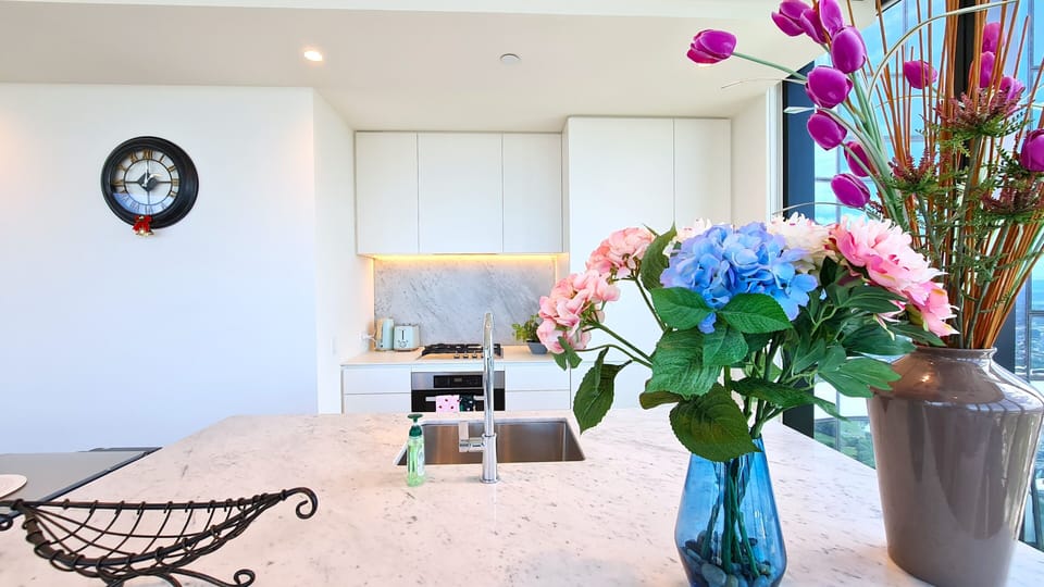 City Apartment, 3 Bedrooms, Ocean View | Private kitchen