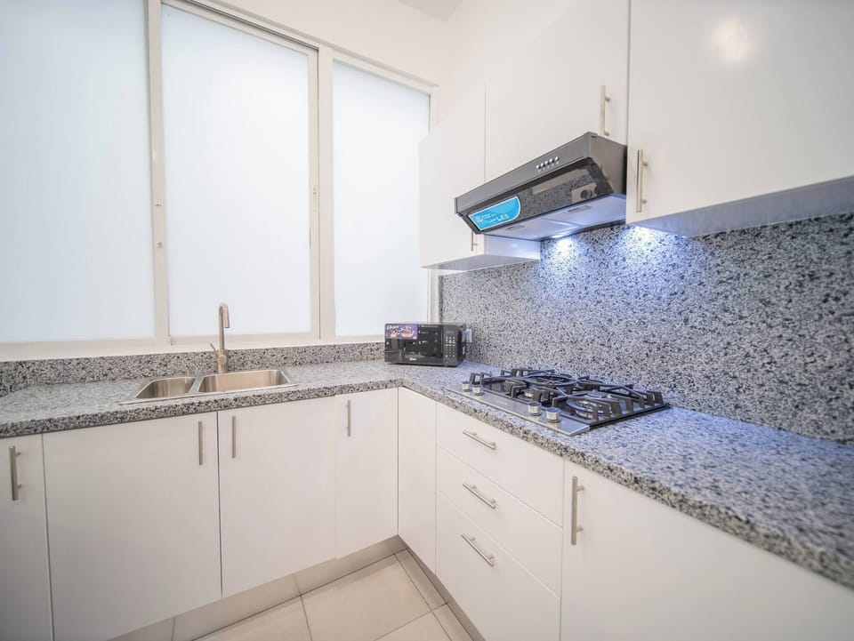 Apartment, 1 Bedroom, City View | Private kitchen