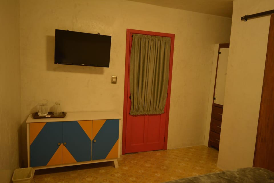 Standard Double Room | Desk, laptop workspace, blackout drapes, iron/ironing board