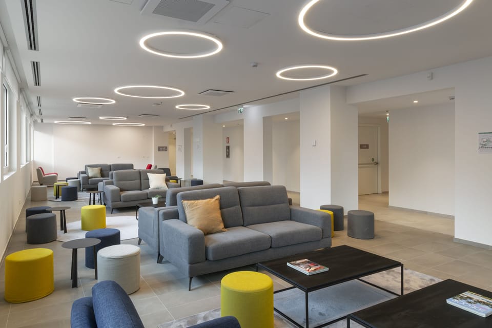 Lobby sitting area