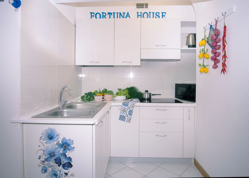 Comfort House | Private kitchen | Full-size fridge, microwave, espresso maker, coffee/tea maker
