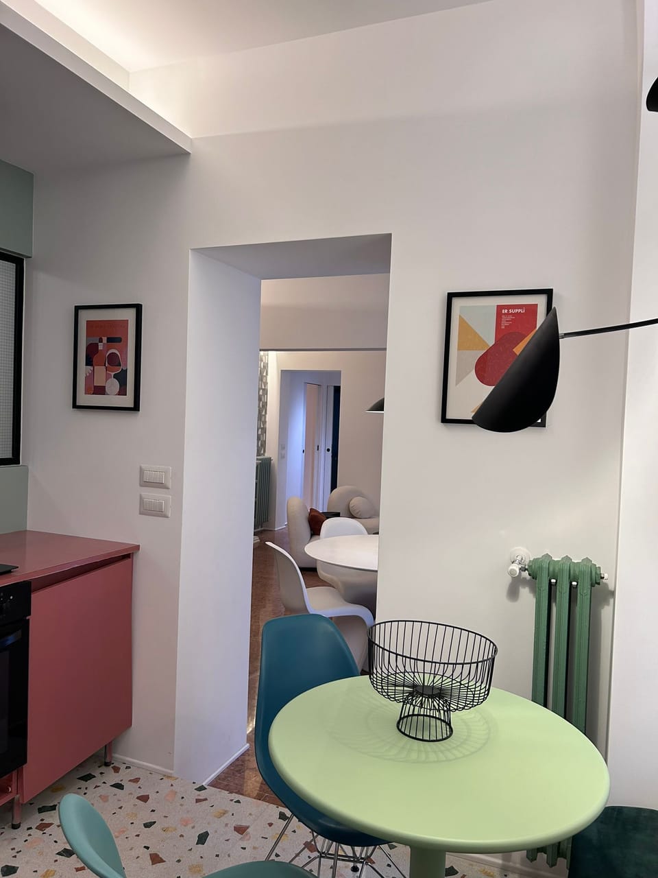 Apartment | Private kitchen | Full-size fridge, microwave, oven, stovetop