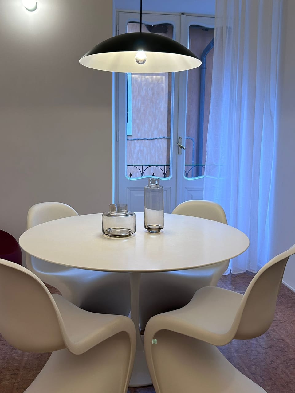 Apartment | Living area | 36-inch flat-screen TV with cable channels