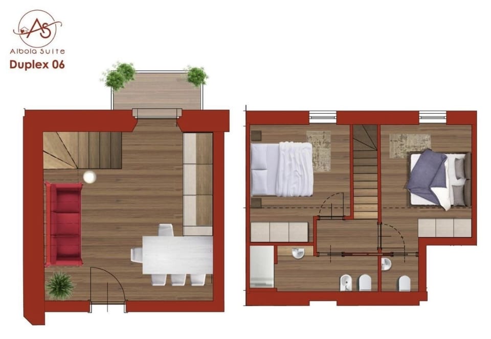 Duplex | Premium bedding, down comforters, desk, blackout drapes