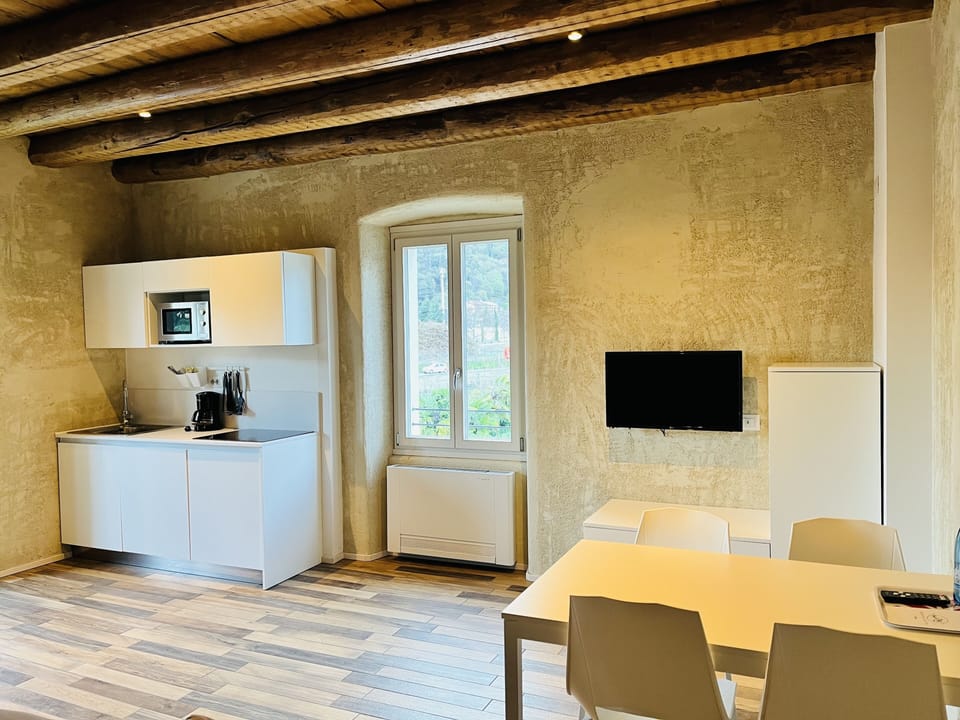 Duplex | Living area | 27-inch LED TV with satellite channels