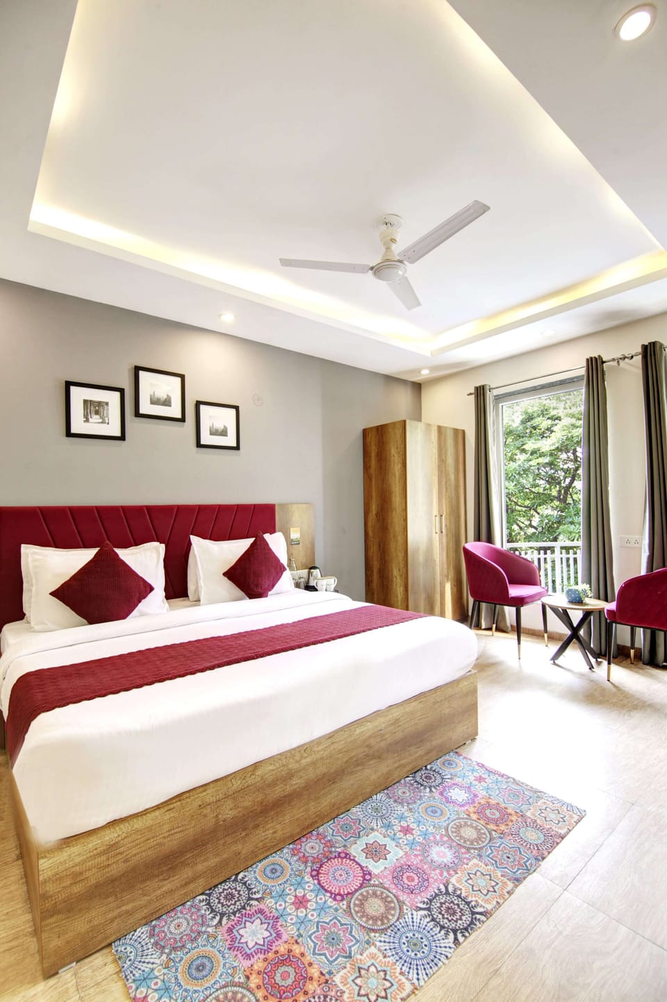 Premium bedding, in-room safe, desk, soundproofing